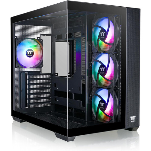 Thermaltake View 380 TG ARGB Mid Tower ATX Computer Chassis (Black)