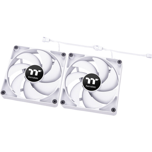 Thermaltake CT120 PC Cooling Fan (White 2-Pack)
