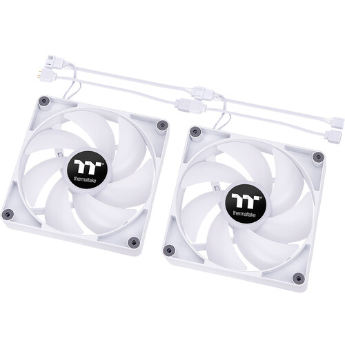 Thermaltake CT120 PC Cooling Fan with ARGB (White 2-Pack)