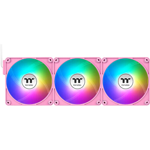 Thermaltake CT120 EX ARGB Sync PC 120mm Cooling Fan (3-Fan Pack Pink)