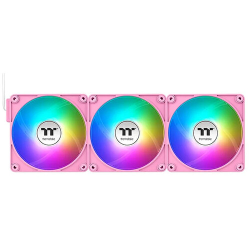 Thermaltake CT140 EX ARGB Sync PC 140mm Cooling Fan (3-Fan Pack Pink)