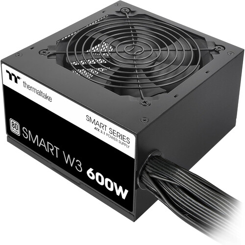 Thermaltake Smart W3 600W 80 PLUS Power Supply (Black)