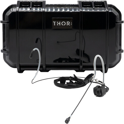 THOR AV Hammer SE-9 Omnidirectional Headset Microphone with 90mm Boom and 4-Pin Mini-XLR Connector (Black)