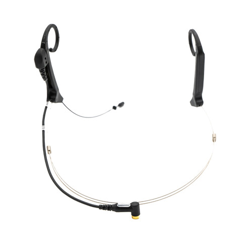 THOR AV Shadow SH20 Dual-Ear Headset Microphone with TA4F Connector (Black)