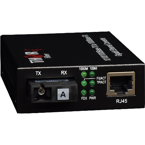 Thor F-GET-TRS-A Gigabit Ethernet over Single Fiber Media Converter Transmitter