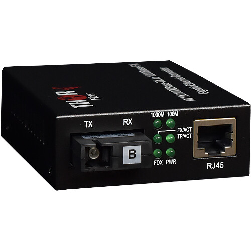 Thor F-GET-TRS-B Gigabit Ethernet over Single Fiber Media Converter Receiver