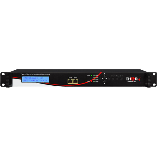 Thor SDI to QAM Modulator and IPTV Streaming Encoder (1-Input)