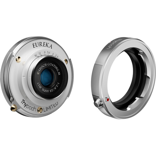 Thypoch Eureka 28mm f/2.8 Lens (Leica M-Mount with X-Mount Adapter Silver)