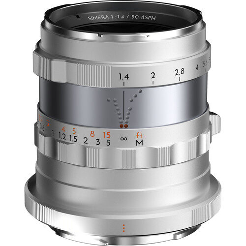 Thypoch Simera 50mm f/1.4 Lens (Nikon Z Silver)