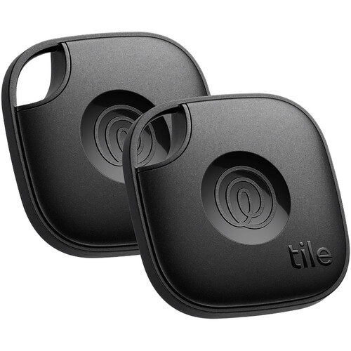 Tile Mate Bluetooth Tracker (2024 2-Pack Black)