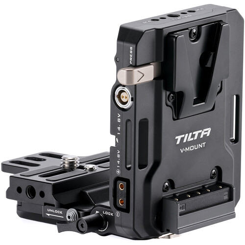 Tilta Mini PD V-Mount Battery Plate with Adjustable Arca Receiver Kit