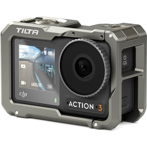 Tilta Basic Camera Cage Kit for DJI Osmo Action 3 (Titanium Gray)