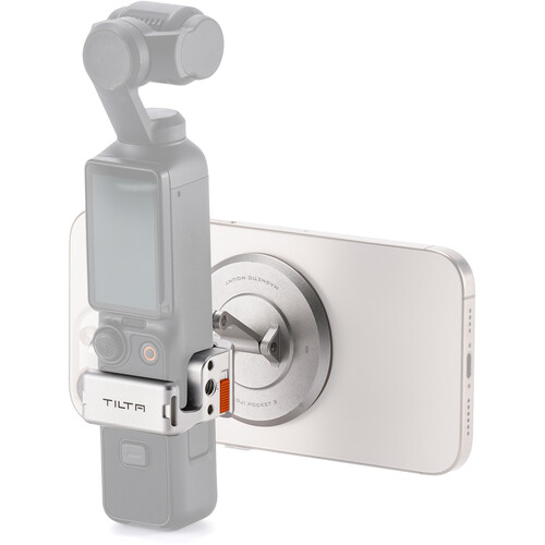Tilta Magnetic Accessory Mounting Kit for DJI Osmo Pocket 3 (Titanium White)