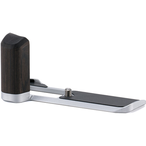 Tilta Mounting Baseplate with Wooden Grip for FUJIFILM X-M5 (Silver)