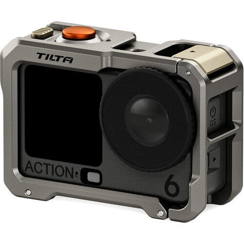 Tilta Full Camera Cage for DJI Osmo Action 6 (Titanium Gray)