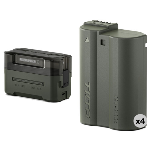 Tilta EN-EL15C Kit with 4 Batteries and Portable Charging Station