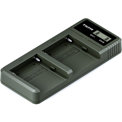 Tilta 2-Bay NP-F/L-Series Battery Charger