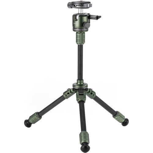 Tilta BT03E Carbon Fiber Tabletop Tripod with Ball Head and Extendable Center Column (Forest Green)