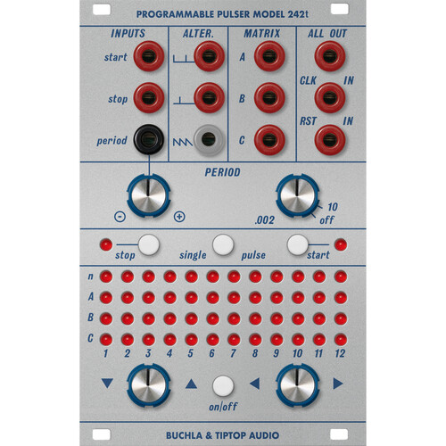 Tiptop Buchla Model 242t Programmable Pulser Eurorack Module (16 HP)