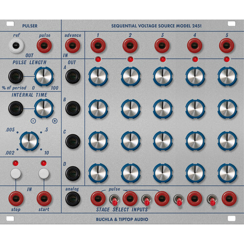 Tiptop Buchla Model 245t Sequential Voltage Source Eurorack Module (30 HP)