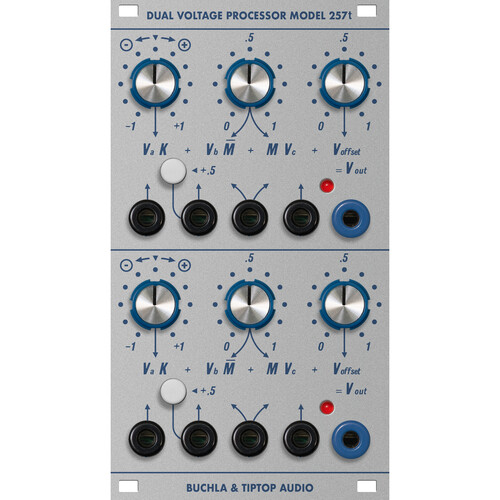 Tiptop Buchla Model 257t Dual Voltage Processor Eurorack Module (14 HP)