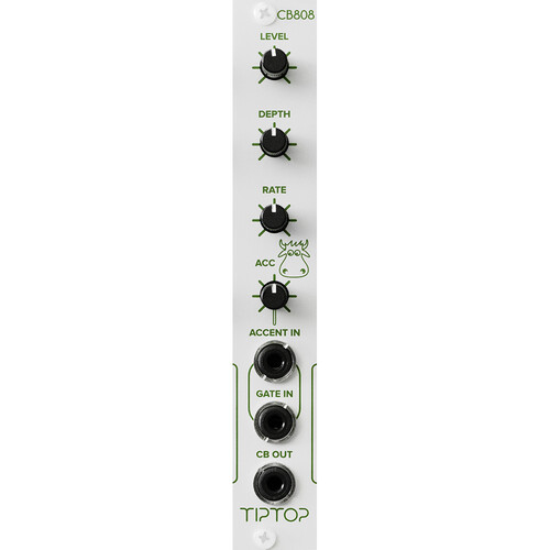 Tiptop CB808 Analog Cowbell Eurorack Module (4 HP)
