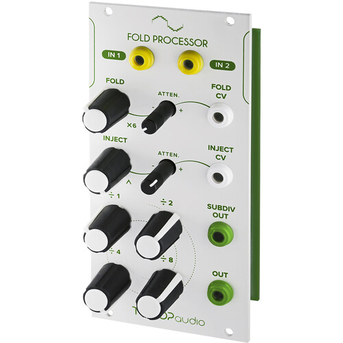 Tiptop Fold Processor Eurorack Module (12 HP White)