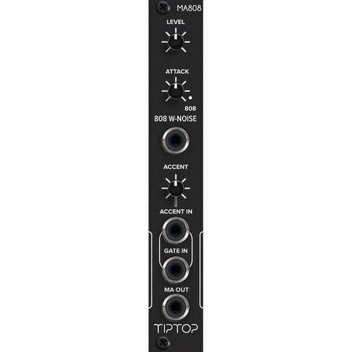Tiptop MA808 Maracas Eurorack Module (4 HP Black)