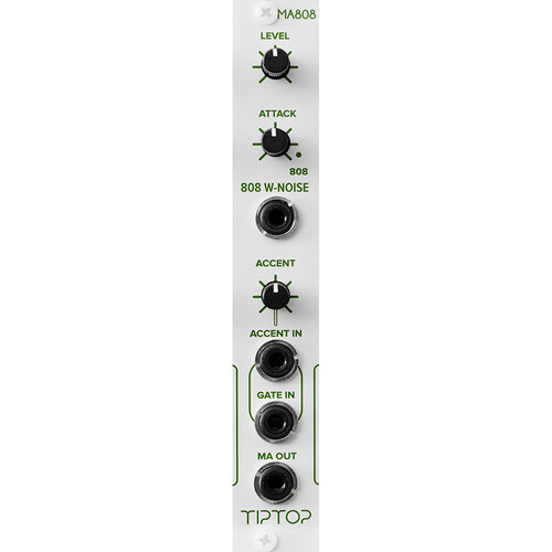 Tiptop MA808 Maracas Eurorack Module (4 HP White)