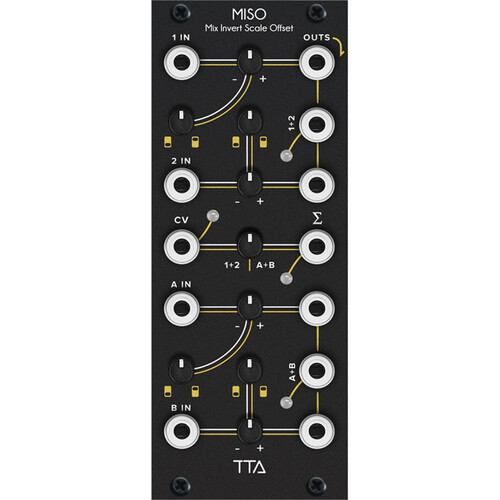 Tiptop MISO Multipurpose Utility Eurorack Module (10 HP Black)