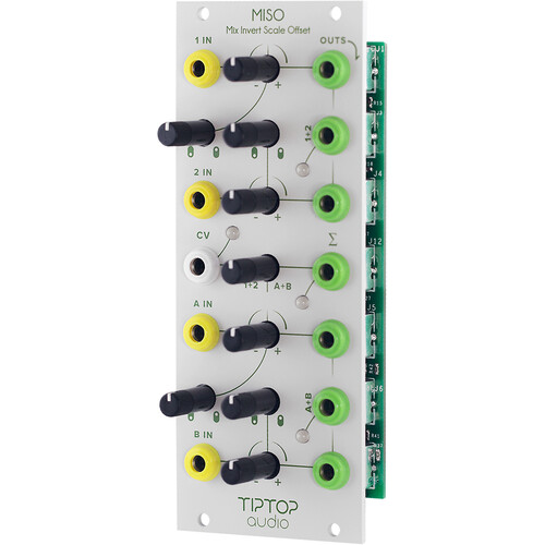 Tiptop MISO Multipurpose Utility Eurorack Module (10 HP White)