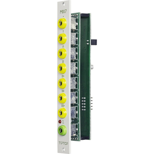 Tiptop MIX7 Passive Summing Mixer Eurorack Module (3 HP White)