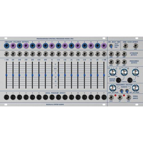 Tiptop Buchla Model 296t Programmable Spectral Processor Eurorack Module (52 HP)