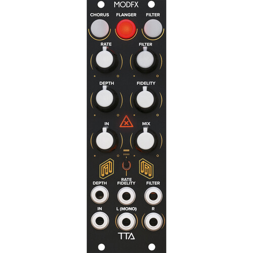 Tiptop MODFX Modulation Effects Processor Eurorack Module (8 HP Black)