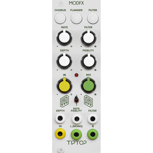 Tiptop MODFX Modulation Effects Processor Eurorack Module (8 HP White)