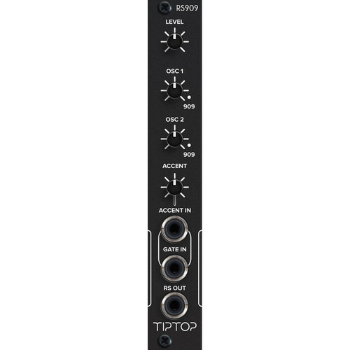 Tiptop RS909 Rimshot Drum Eurorack Module (4 HP Black)