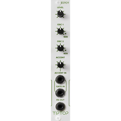 Tiptop RS909 Rimshot Drum Eurorack Module (4 HP White)