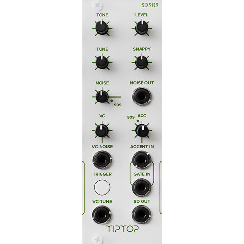 Tiptop SD909 Snare Drum Eurorack Module (4 HP White)