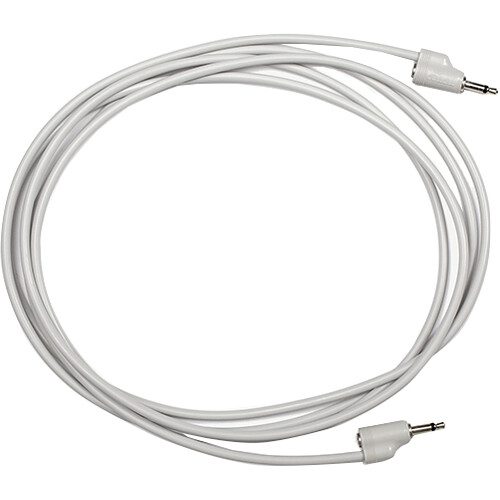 Tiptop Stackcable Shielded 3.5mm Eurorack Patch Cable (Gray 98.4