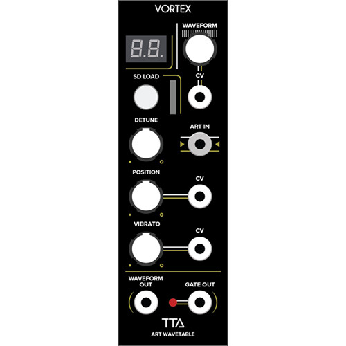 Tiptop VORTEX ART Wavetable Oscillator Eurorack Module (8 HP)
