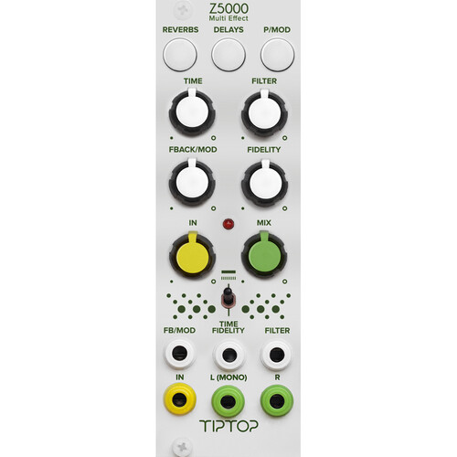 Tiptop Z5000 Multi-Effects Processor Eurorack Module (8 HP White)