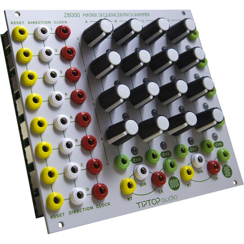 Tiptop Z8000 Matrix Sequencer/Programmer Eurorack Module (28 HP White)