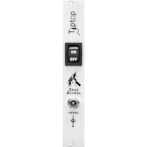 Tiptop ZEUS Access Eurorack Power Module (Silver 4 HP)