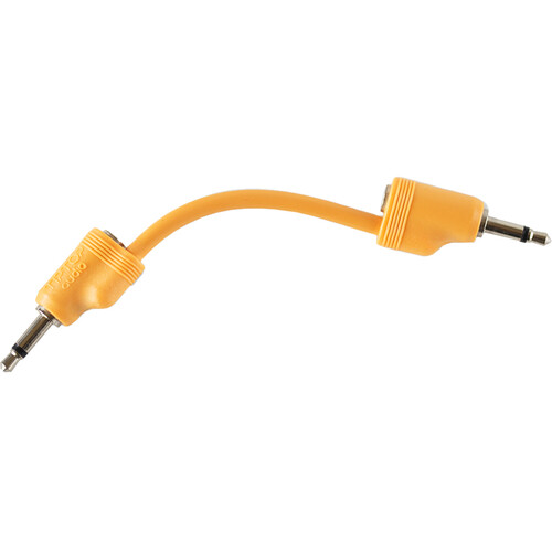 Tiptop Stackcable Shielded 3.5mm Eurorack Patch Cable (Orange 4.72