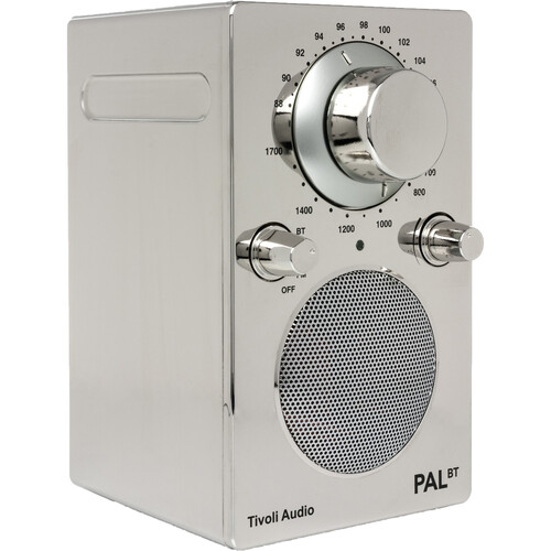 Tivoli PAL BT Portable Bluetooth Radio (Chrome)