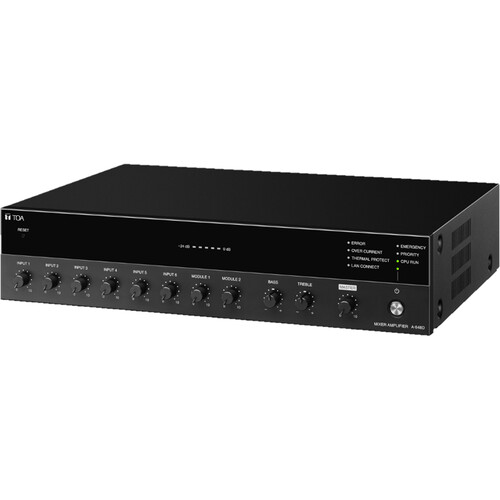 Toa Electronics A-824D Digital Mixer/Amplifier (1 x 240W 4 Ohms / 70V)