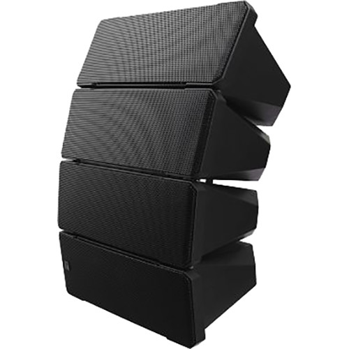 TOA HX-7B 2-Way Compact Variable Dispersion Speaker, Black; 750W Continuous Power Handling; Four Speaker Modules are Combined Into One, High-Powered Speaker System