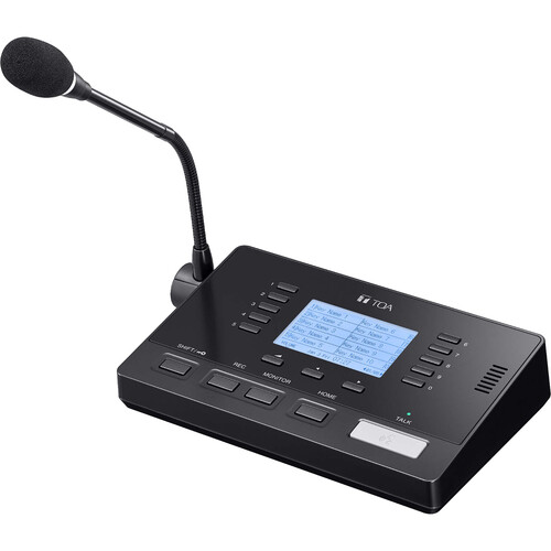 Toa Electronics IP Remote Mic for Audio Broadcasts to IP-A1 Series Devices