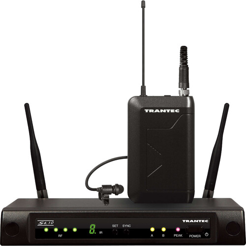Toa Electronics Trantec S4.10 UHF Wireless System with Bodypack Transmitter and Lavalier Microphone