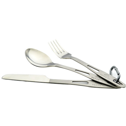 Toaks Outdoor Titanium 3Piece Cutlery Set SLV02 B&H Photo Video